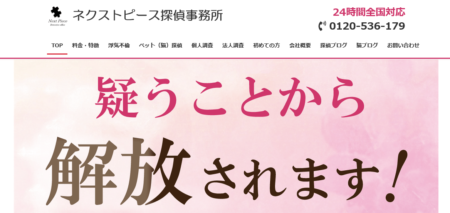 大阪府の探偵事務所「ネクストピース浮気調査探偵社」