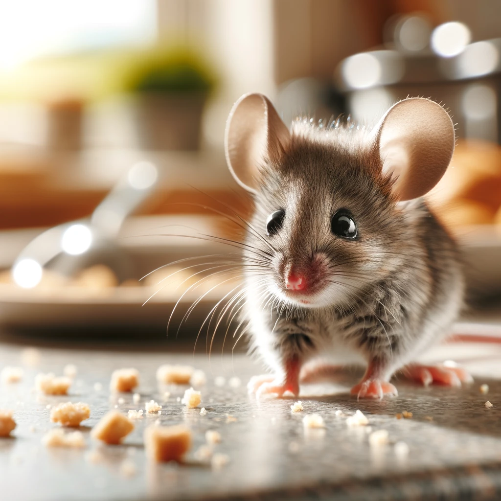 野生ネズミの食べるもの